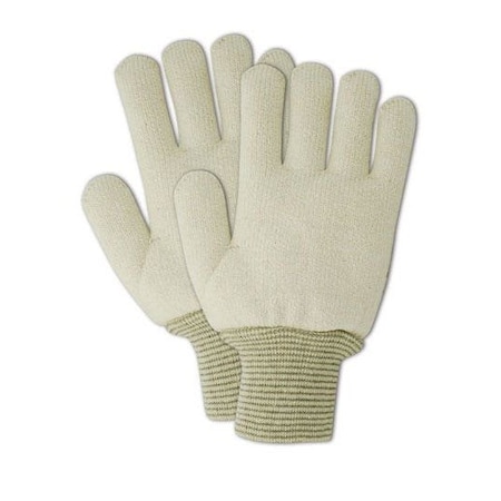 Magid Machine Knit Gloves, Natural, L PT945R